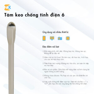 Tăm keo chống tĩnh điện 6